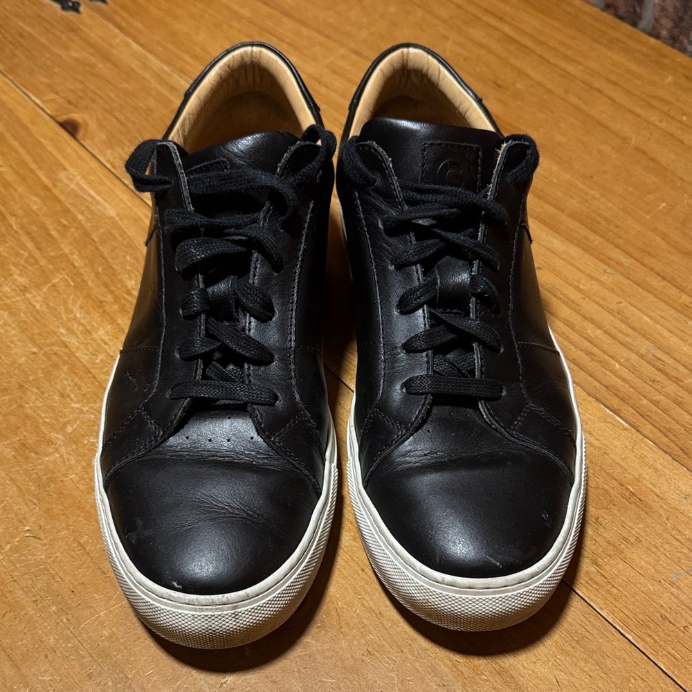 GREATS The Royale black leather sneakers size 10.5